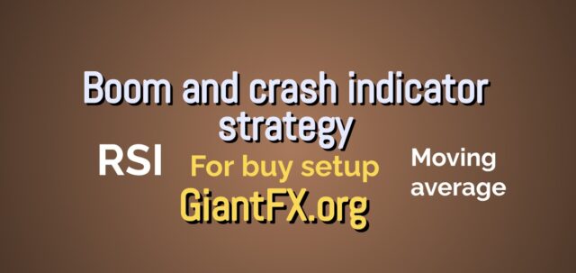 Boom and crash indicator strategy