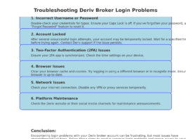 Troubleshooting Deriv Broker Login Problems